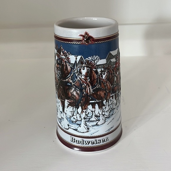 Anheuser Busch, Inc. Budweiser Stein, Collector's Series 1989, Handcrafted, Mint - Picture 5 of 6